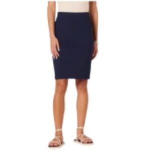 NWT Kim Rogers Dark Navy Pencil Skirt Size:  16